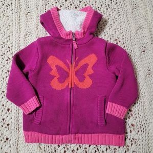 Hanna Andersson Sherpa Lined Sweater - Size 90